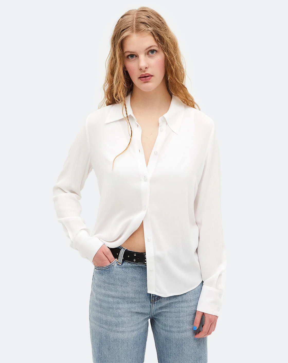 Buttoned Shirt White - Image 4