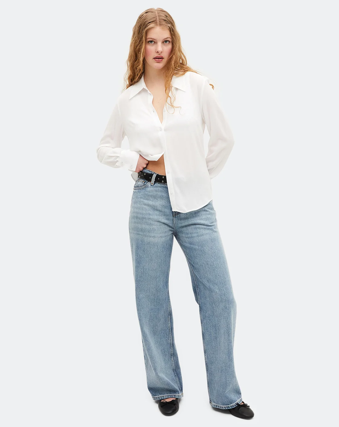 Buttoned Shirt White